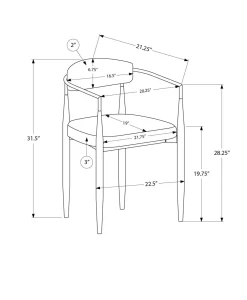 Chaises (bte de 2) - Monarch