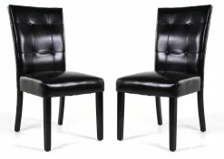 Chaises (bte de 2) - noir