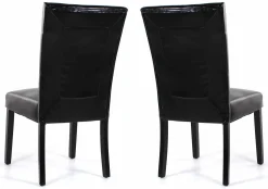Chaises (bte de 2) - noir