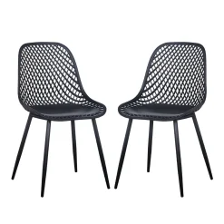 Chaises (bte de 2) - noir