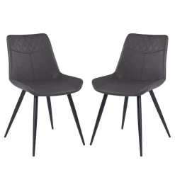 Chaises (bte de 2) - noir