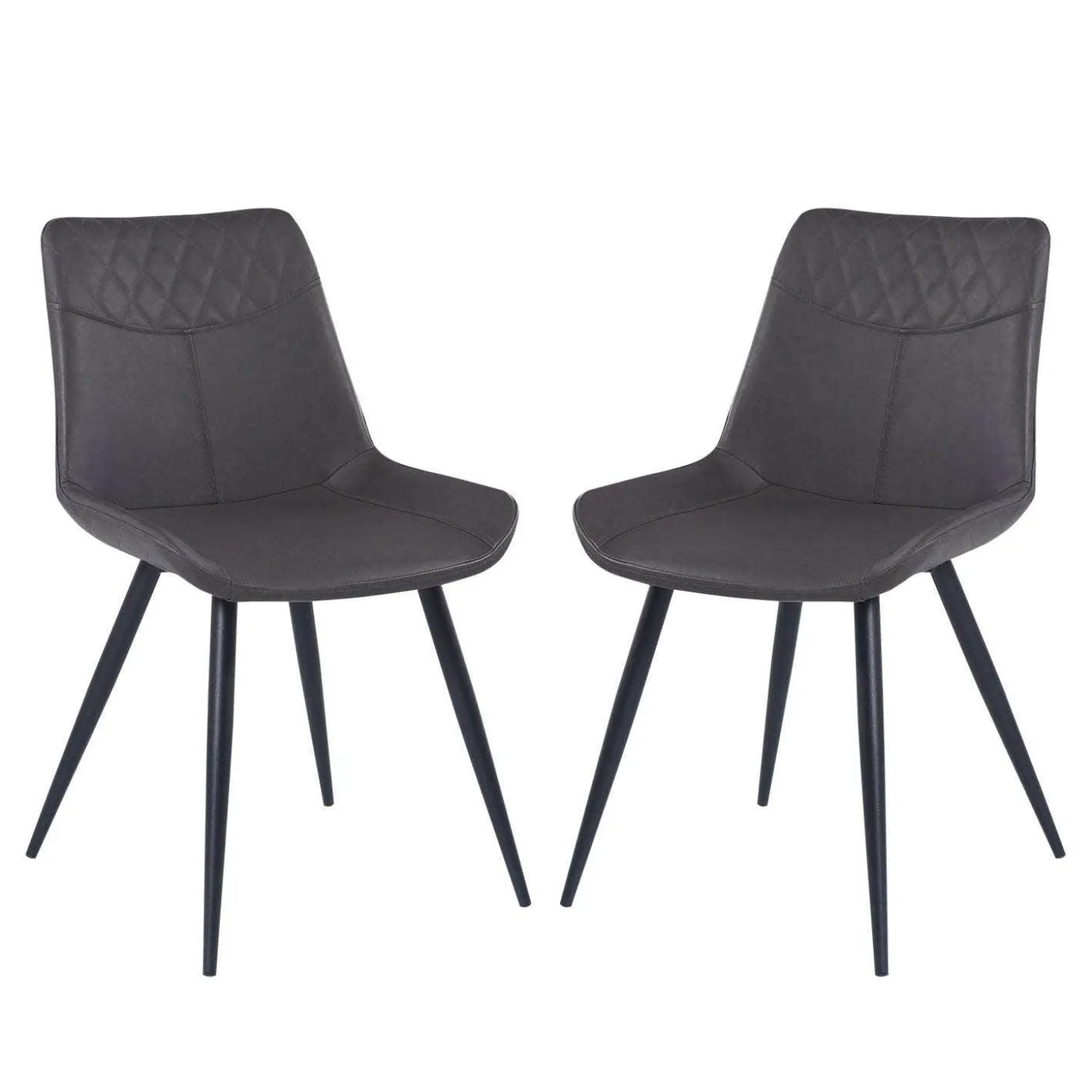 Chaises (bte de 2) - noir