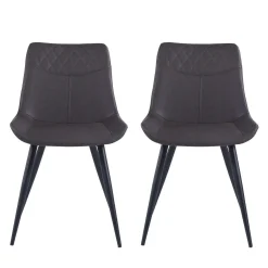Chaises (bte de 2) - noir