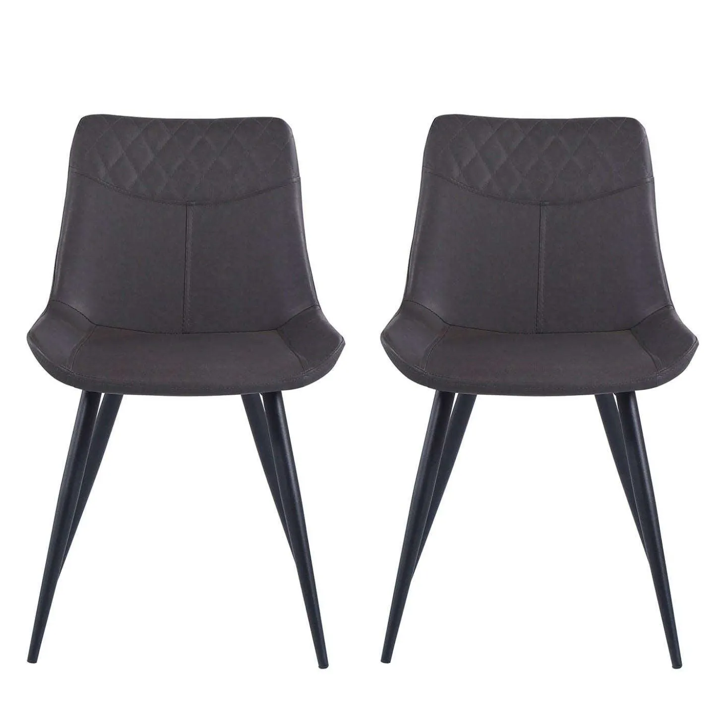 Chaises (bte de 2) - noir