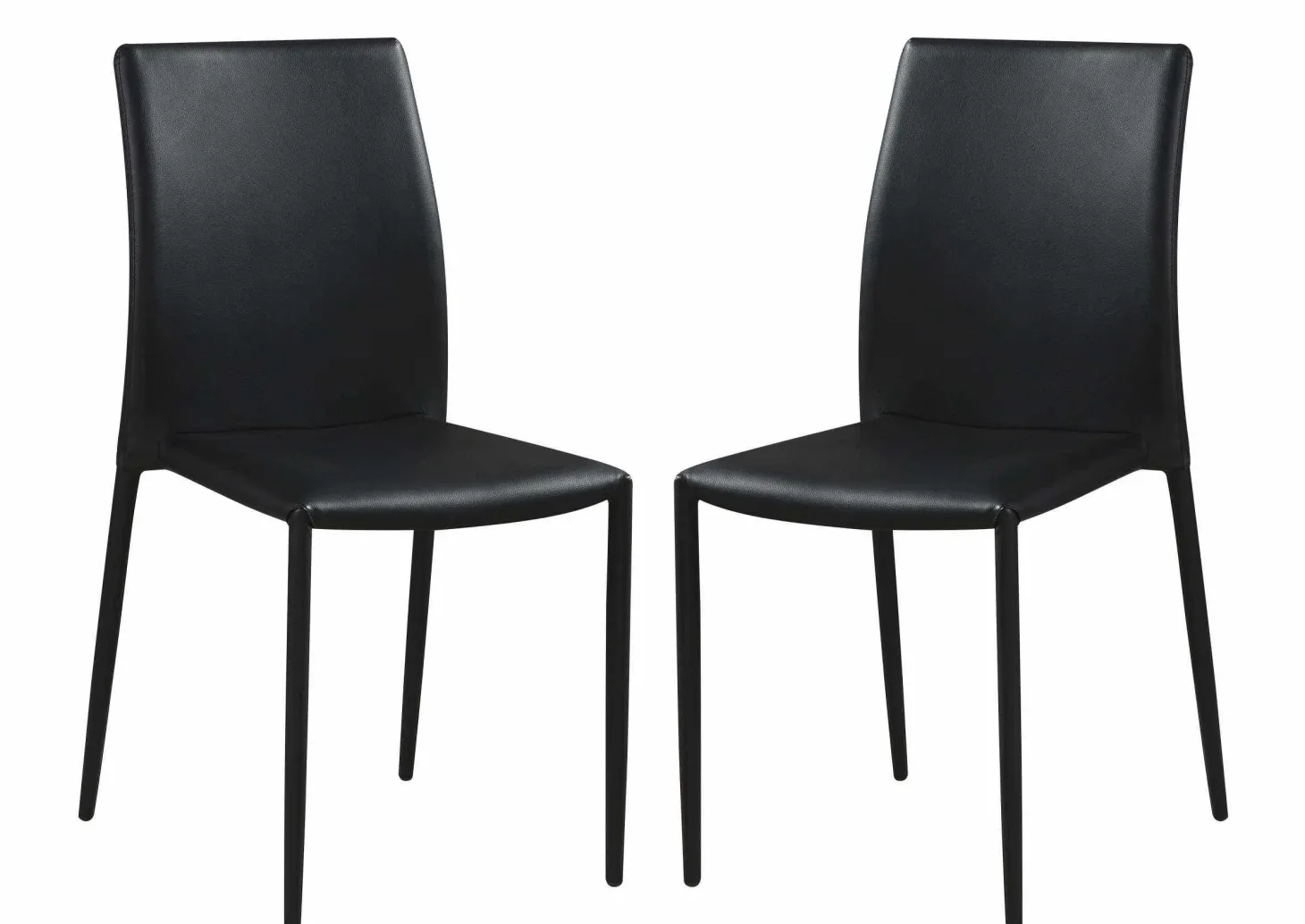 Chaises (bte de 2) - noir