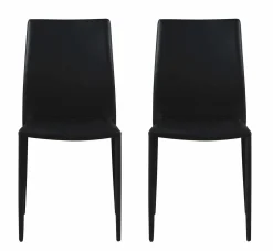 Chaises (bte de 2) - noir