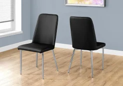 Chaises (bte de 2) - noir - Monarch