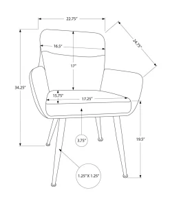 Chaises de cuisine (ensemble de 2) noir - Monarch - Monarch