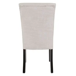 Chaises en tissu (bte de 2) - blanc