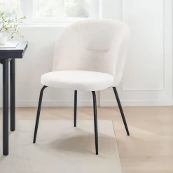 Chaises rembourrées (bte de 2) - crème