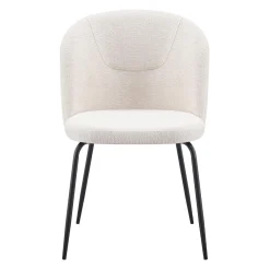 Chaises rembourrées (bte de 2) - crème