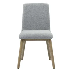 Chaises rembourrées (bte de 2) - gris