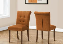 Chaises rembourrées (bte de 2) - orange - Monarch