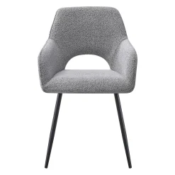 Chaises rembourrées (bte de 2) - gris