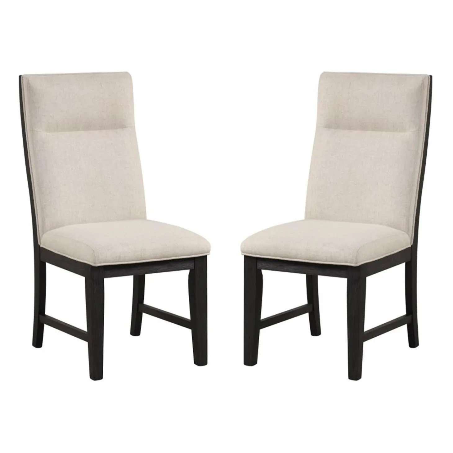 Chaises rembourrées (bte de 2) - Crème