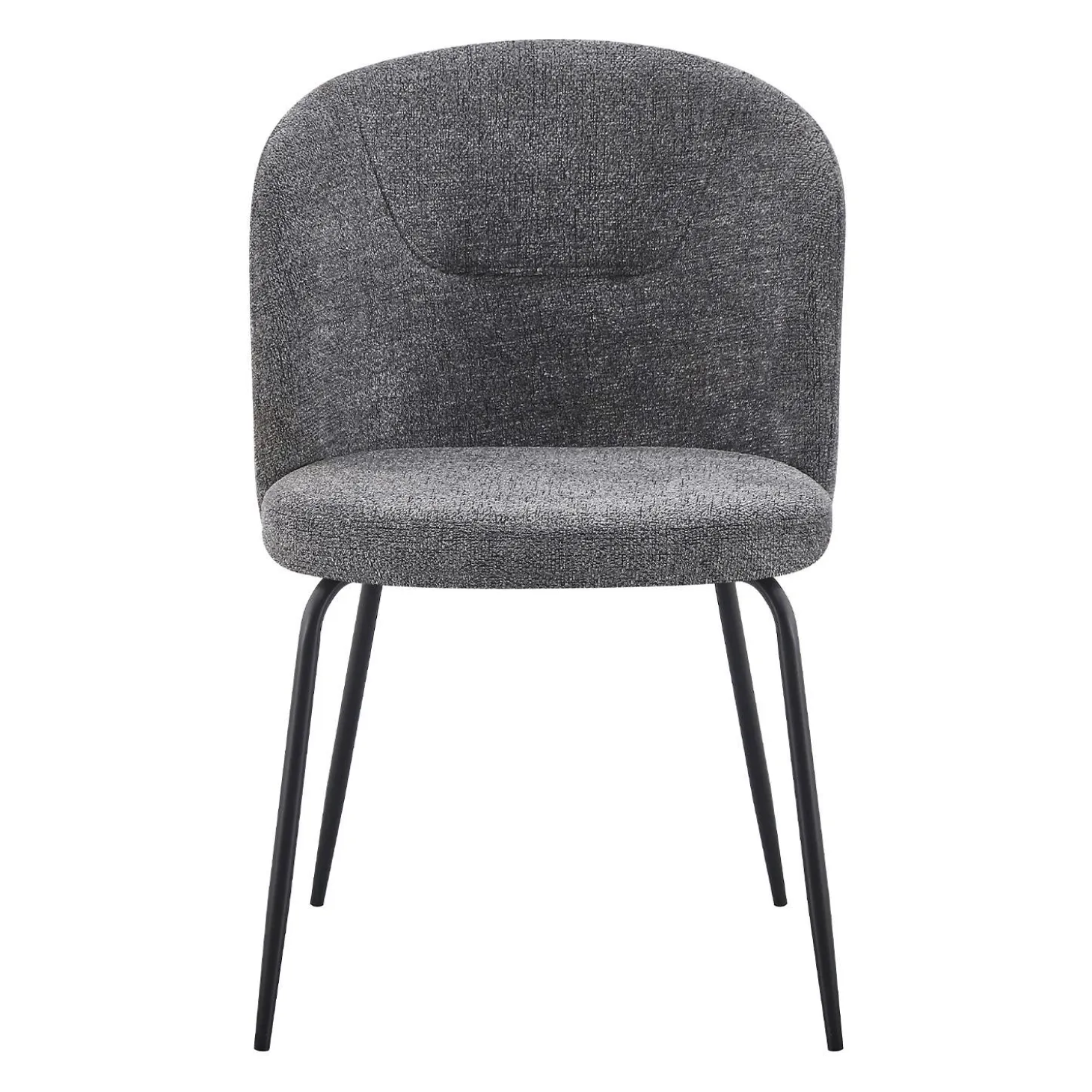 Chaises rembourrées (bte de 2) - gris