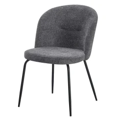 Chaises rembourrées (bte de 2) - gris