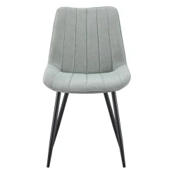 Chaises rembourrées (bte de 2) - gris