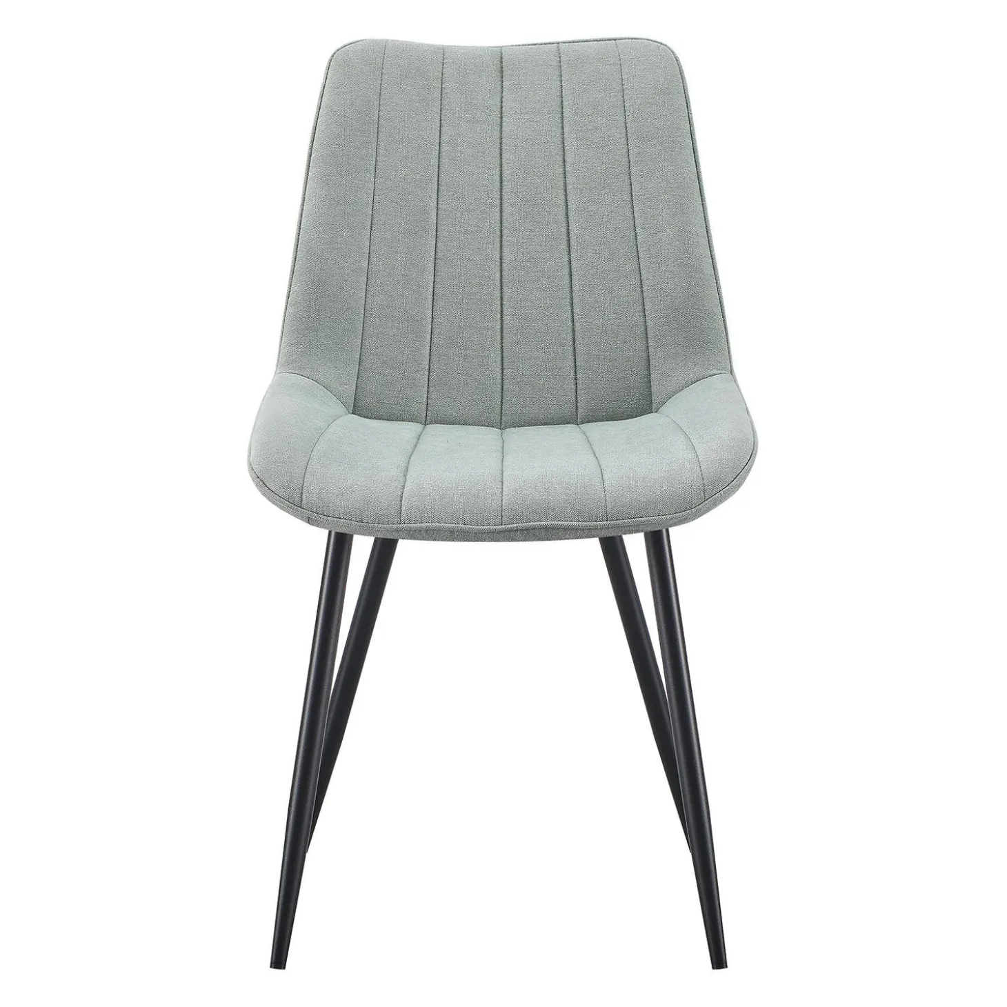 Chaises rembourrées (bte de 2) - gris
