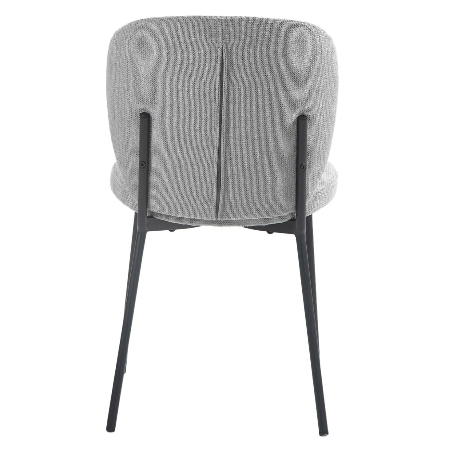 Chaises rembourrées (bte de 2) - gris