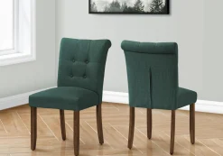 Chaises rembourrées (bte de 2) - bleu - Monarch