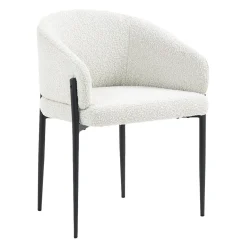 Chaises rembourrées (bte de 2) - blanc