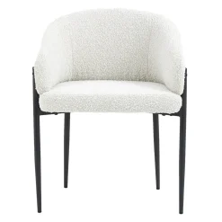 Chaises rembourrées (bte de 2) - blanc