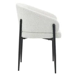 Chaises rembourrées (bte de 2) - blanc