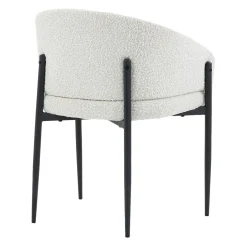Chaises rembourrées (bte de 2) - blanc