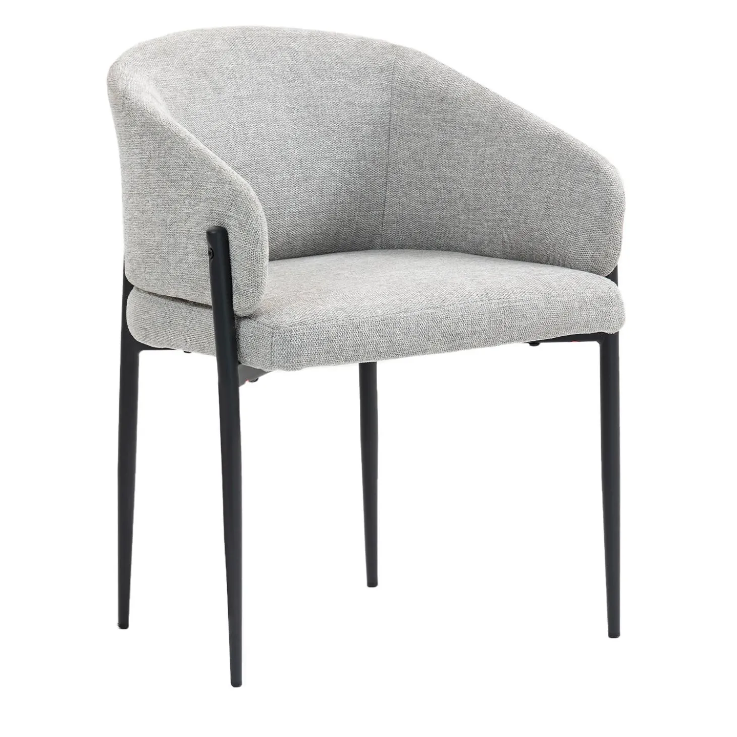Chaises rembourrées (bte de 2) - gris