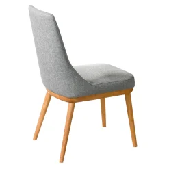 Chaises rembourrées (bte de 2) - gris