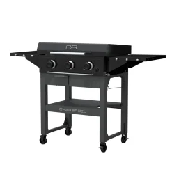 Charbroil Plancha au gaz propane avec 3 brûleurs - 36 000 BTU