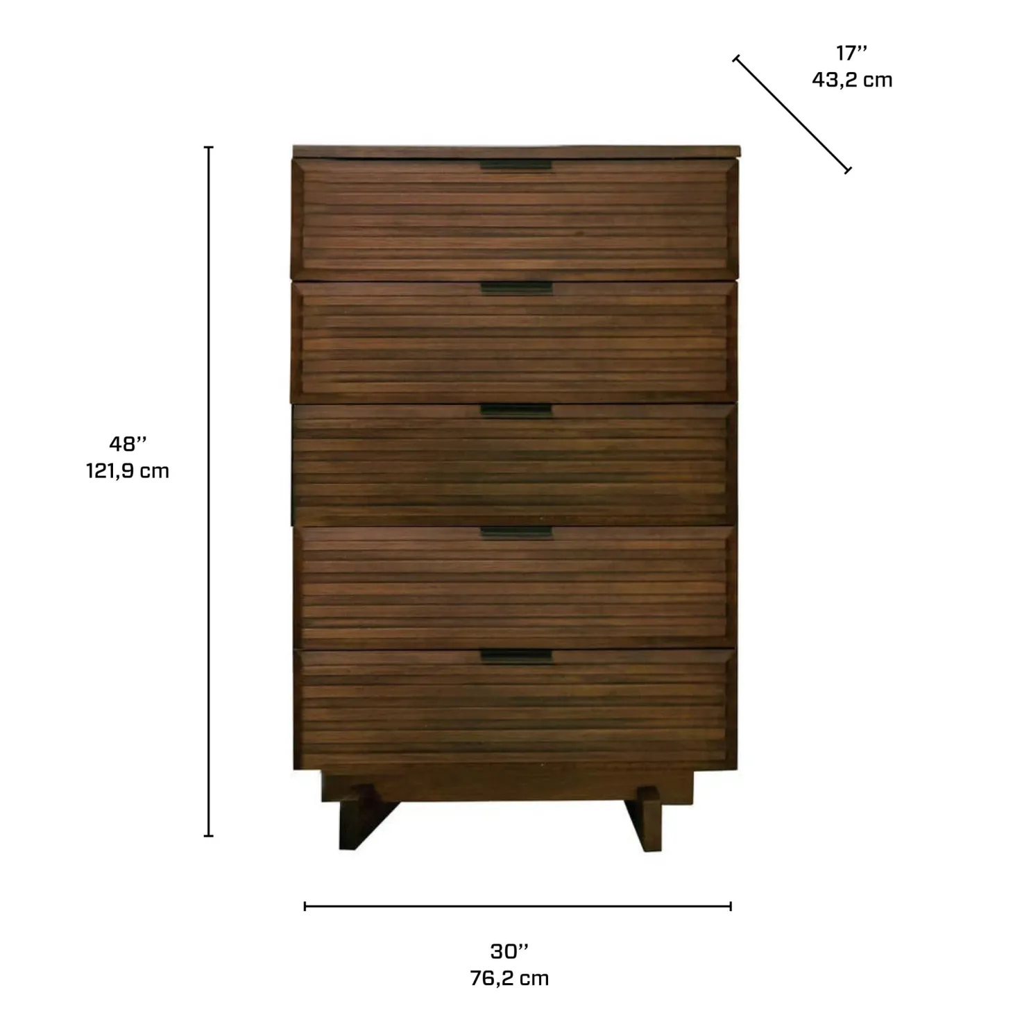 Chiffonnier à 5 tiroirs