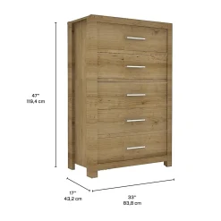 Chiffonnier 5 tiroirs - sésame