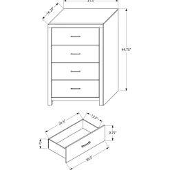 Commode 4 tiroirs