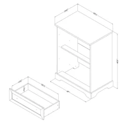 Commode 4 tiroirs - South Shore