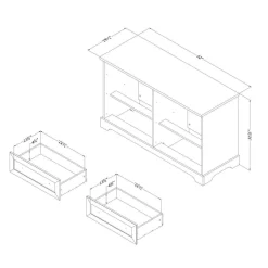 Commode 6 tiroirs - South Shore