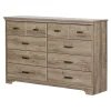 Commode 8 tiroirs - South Shore