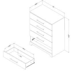 Commode 5 tiroirs - South Shore