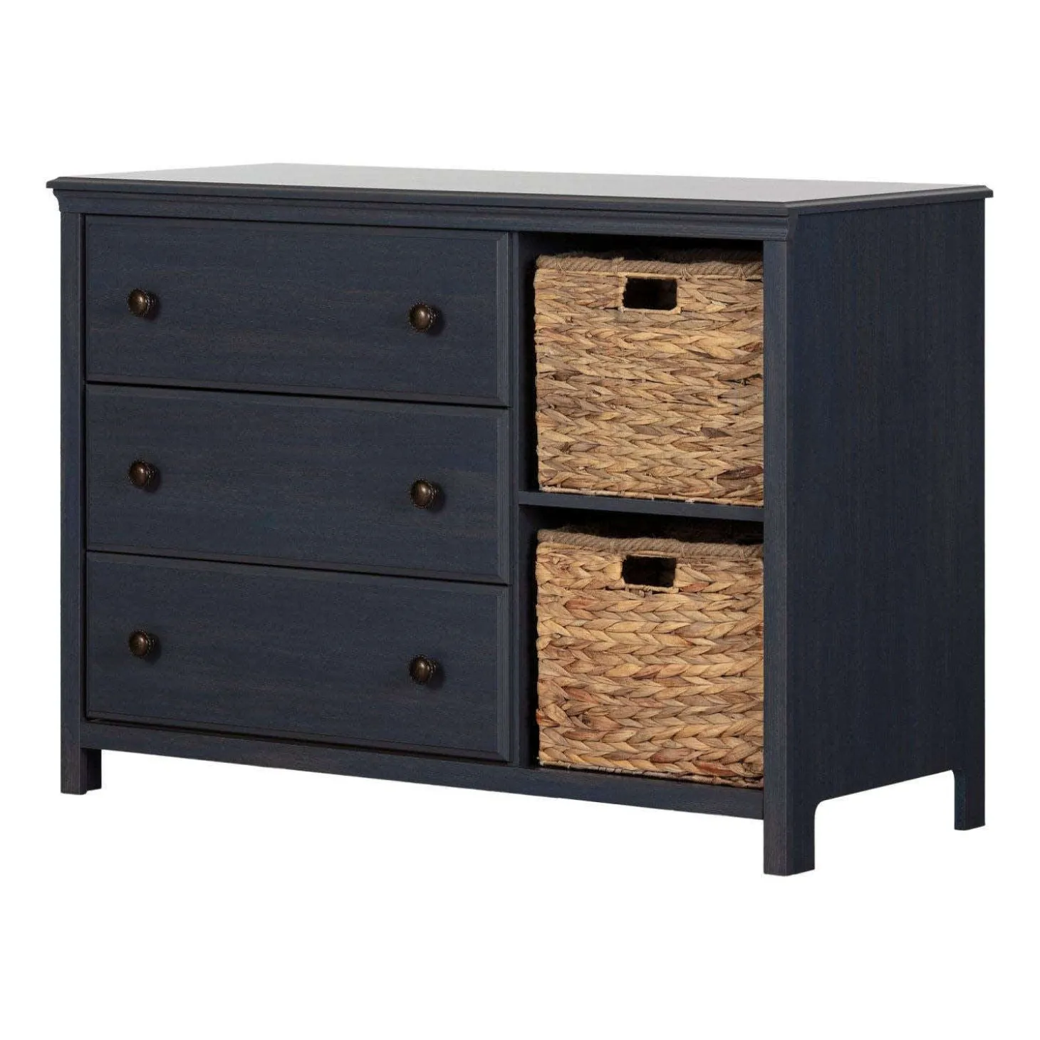 Commode 3 tiroirs avec paniers - South Shore