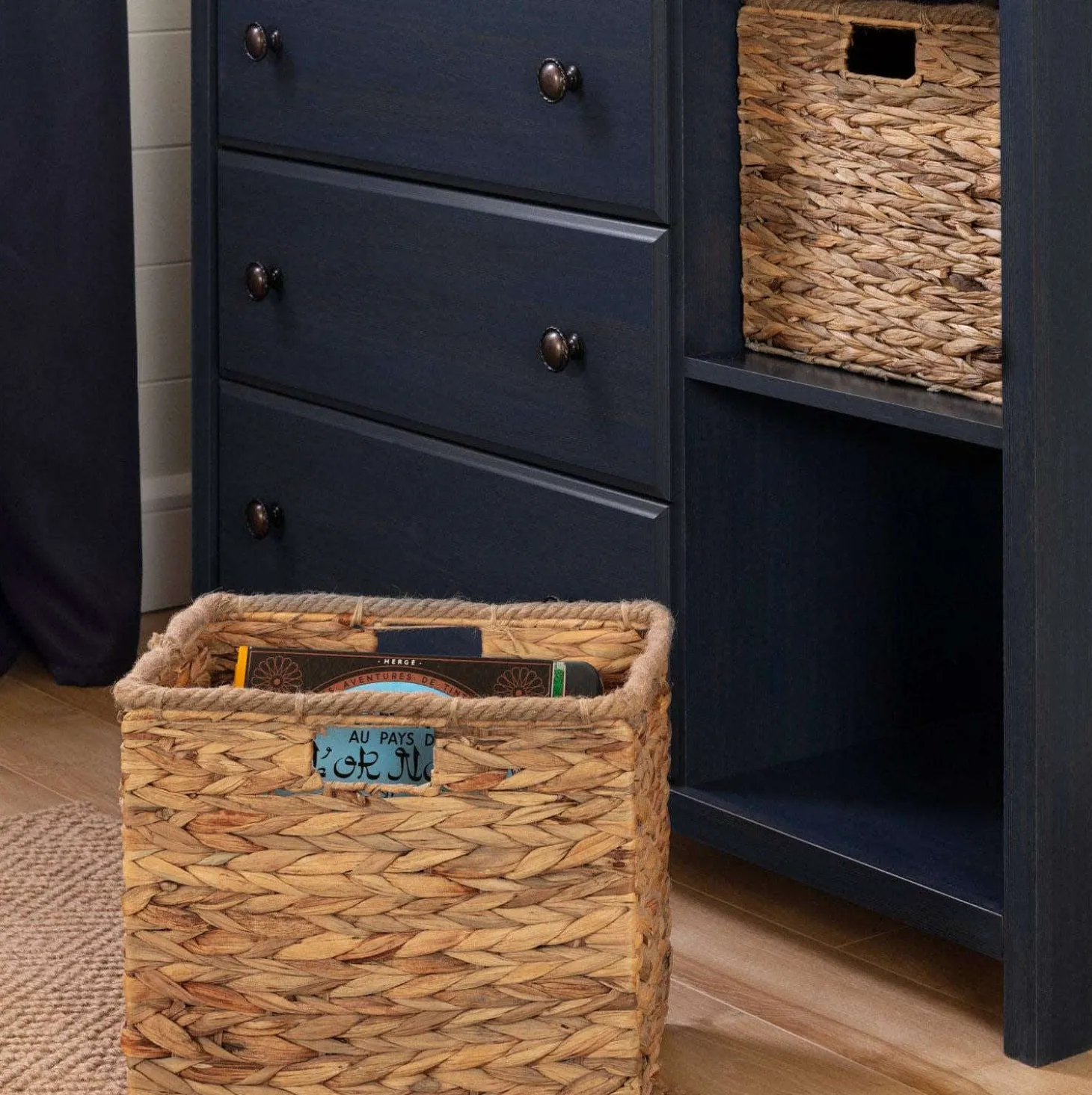 Commode 3 tiroirs avec paniers - South Shore