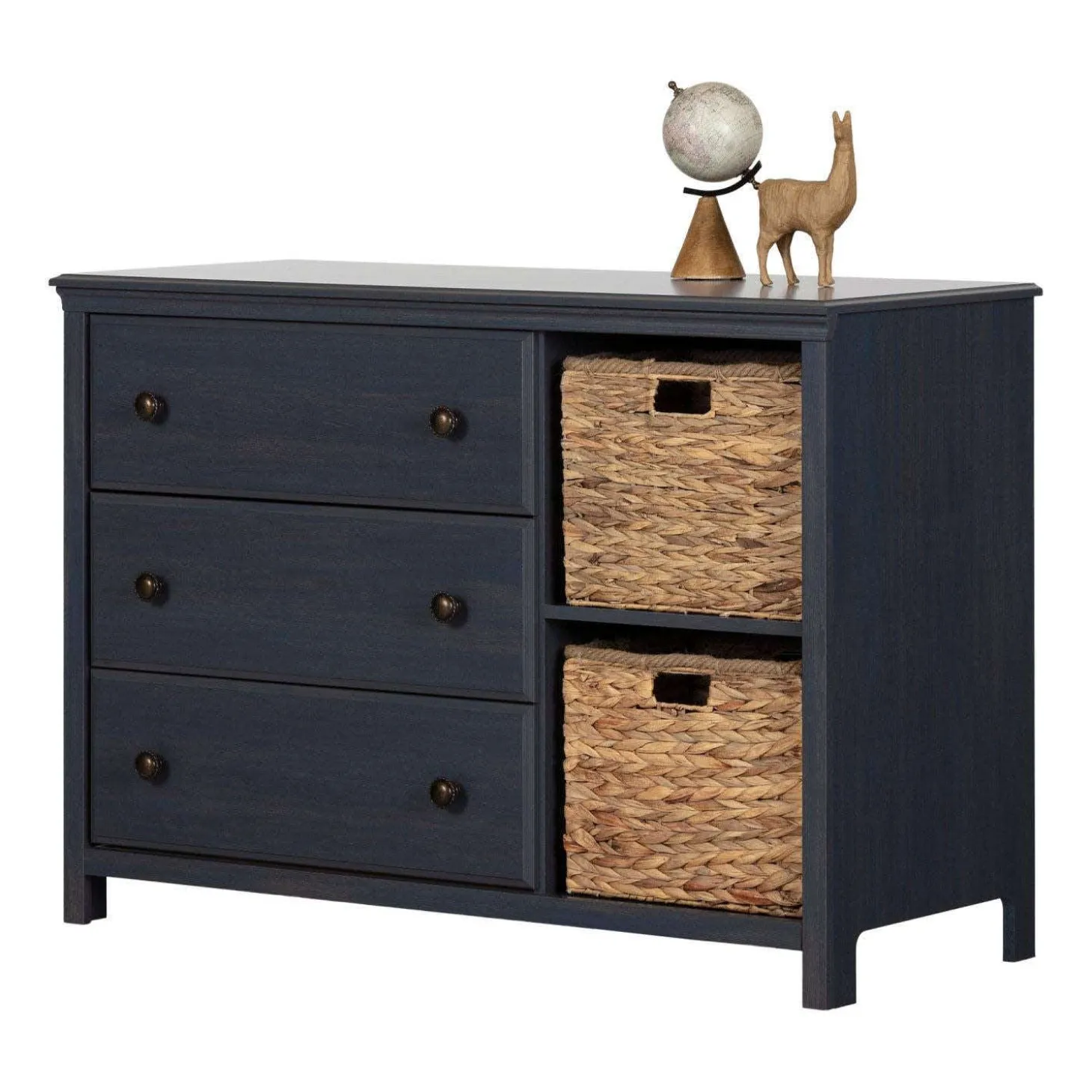 Commode 3 tiroirs avec paniers - South Shore