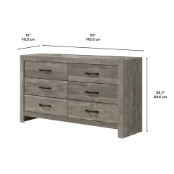 Commode avec 6 tiroirs