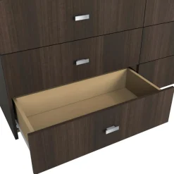 Commode avec 6 tiroirs- taupe