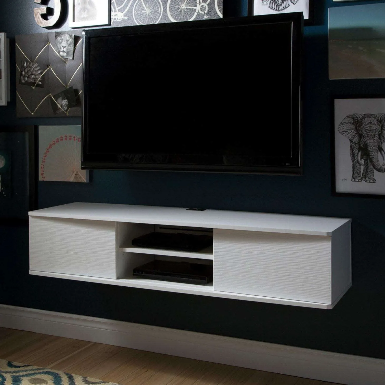 Console media murale 56" - South Shore
