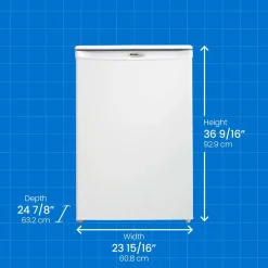 DANBY Congélateur 4,3 pi3, Blanc, Vertical, 24