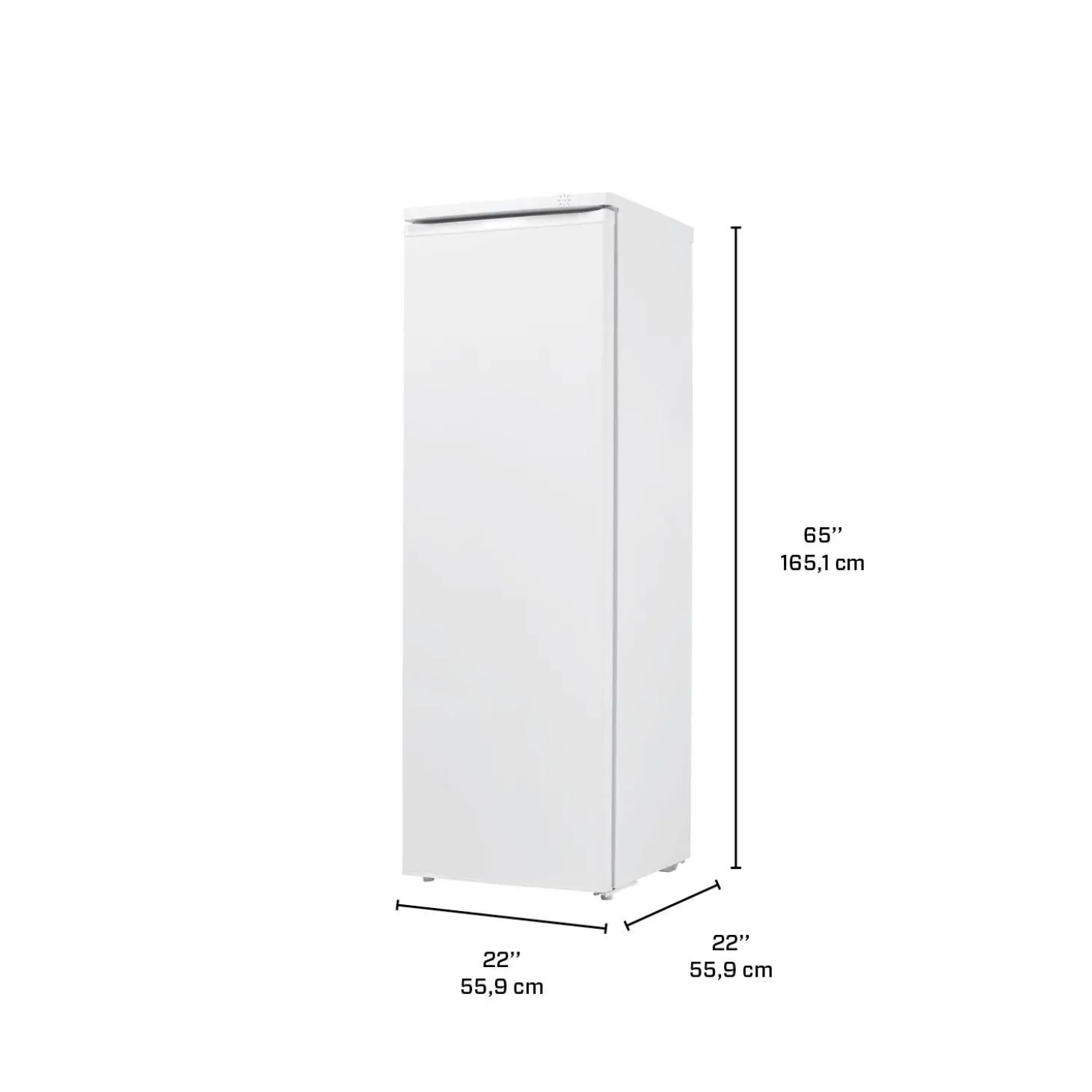 DANBY Congélateur 7,1 pi3, Blanc, Vertical, 22" - DUF071A3WDB