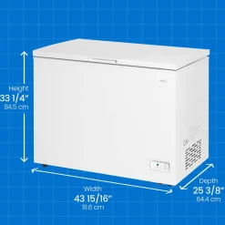 DANBY Congélateur 10 pi3, Blanc, Horizontal, 44