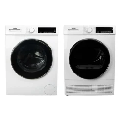 DANBY Ensemble laveuse sécheuse, Blanc, Chargement frontal