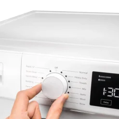 DANBY Ensemble laveuse sécheuse, Blanc, Chargement frontal